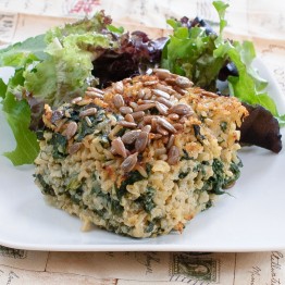 Spinach-Rice Casserole